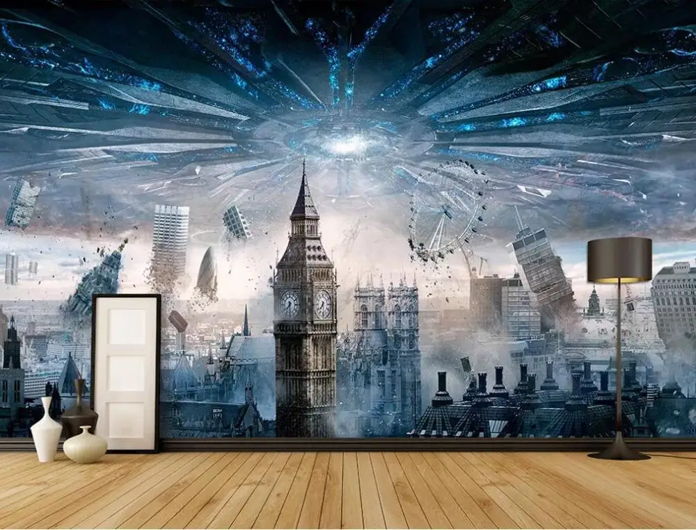 Фотообои на заказ 3D думсдень научная фантастика фильм фон фотография|Обои| |