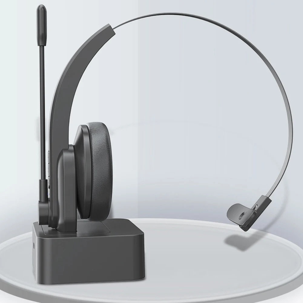 

OY631 Wireless Headset Noise Canceling Bluetooth-compatible Headphones with Mic for Customer Service Use
