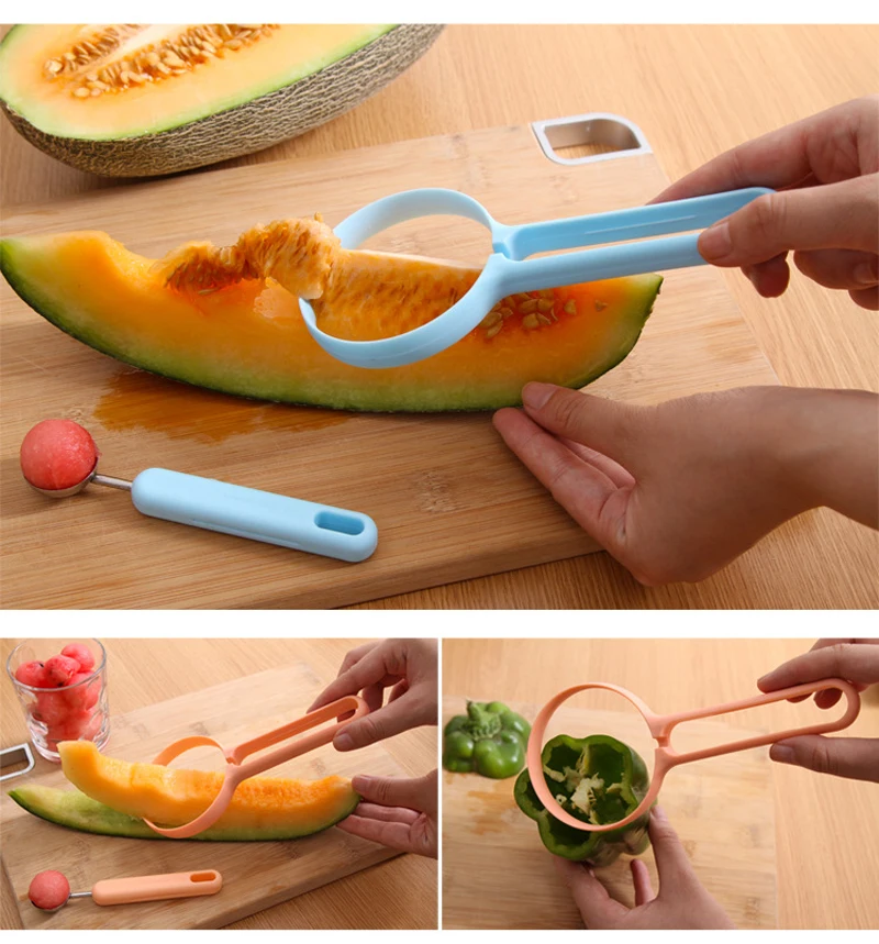 

Fruits and Vegetable Peelers Creative Slicer Kitchen Gadgets Easy To Clean Fruits Peel Kitchen Home Tools Accessories Blue Green