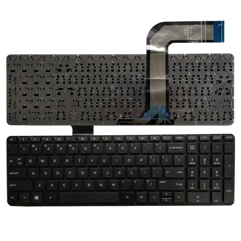 

US laptop keyboard FOR HP 762529-001 765806-001 9Z.N9HSQ.701 V140646BS1 AEY14U00410 2B-08601Q100 English keyboard