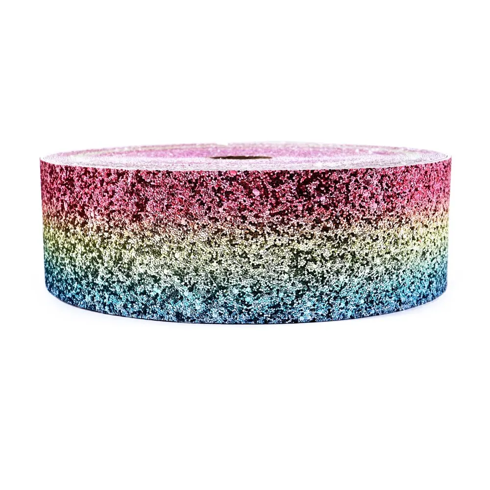 75mm Synthetic Leather Ribbon glitter ribbon 5 yard | Дом и сад