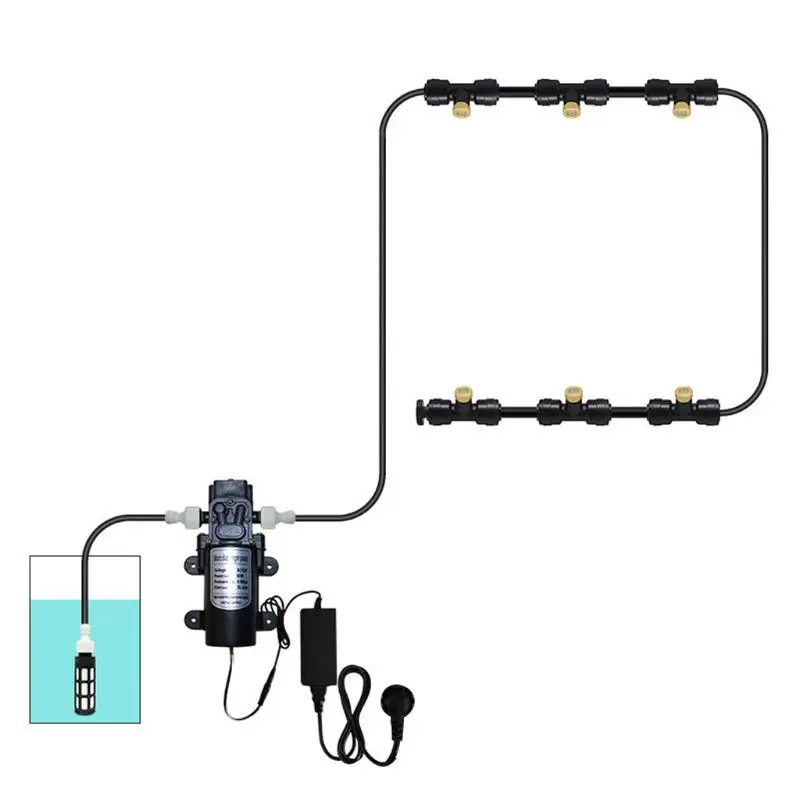 Humidification Spray System Self-priming Inlet Filter Clean Aquarium Fish Tank | Дом и сад