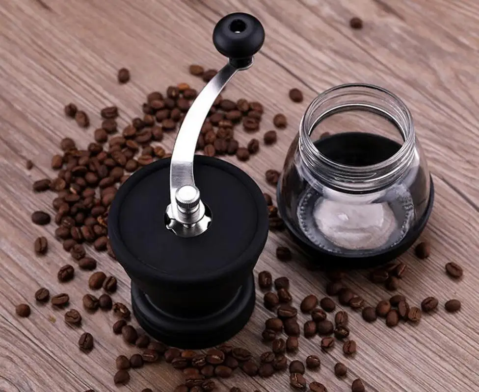 Ручная керамическая кофемолка YRP измельчитель кофейных зерен с укрепленной