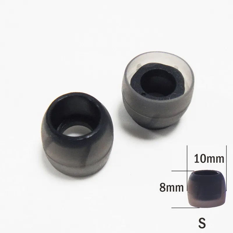 12pcs black S TENNMAK 12 шт./упак. эксклюзивный turbo Вихрь силиконовые вкладыши для ушей и на рукавах и в нижнем части уха pad и ушной вкладыш& Аксессуары для наушников, Размеры S/M/L Размер - Цвет: 12pcs black S