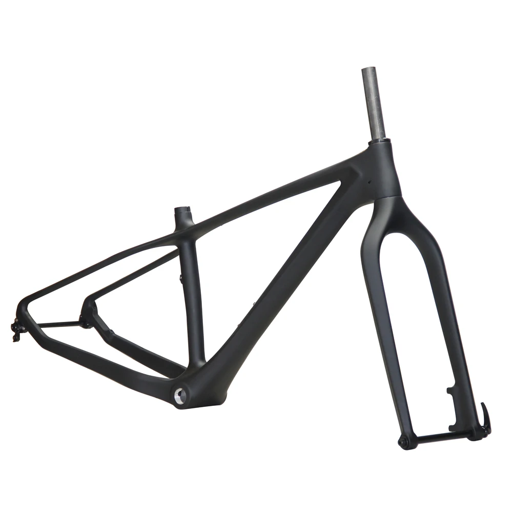 

Spcycle Fat Bike Carbon Frame 26er Snow Bicycle Frameset BSA 197x12mm Thru Axle Disc Carbon Fat Bike Frame With Fork