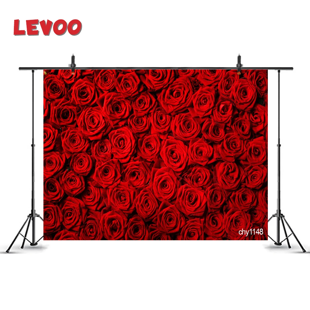 LEVOO 3d розы фон день святого валентина красные свадебная естественная фотостудия
