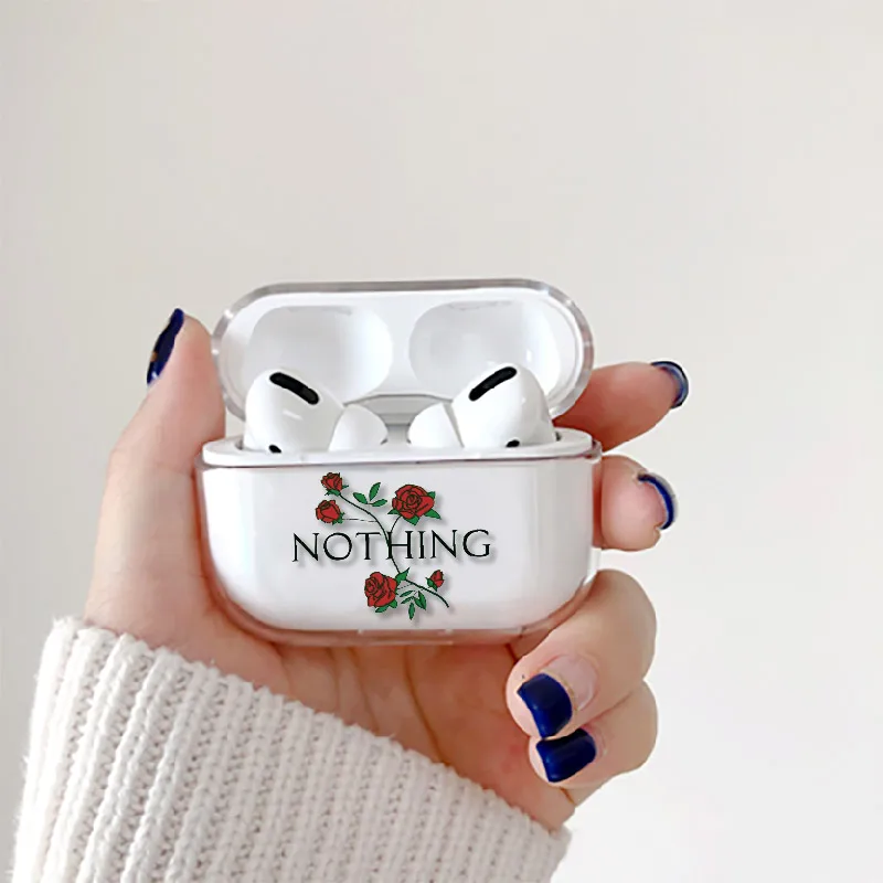 Беспроводной чехол для наушников Apple iPhone зарядная коробка AirPods Pro жесткий