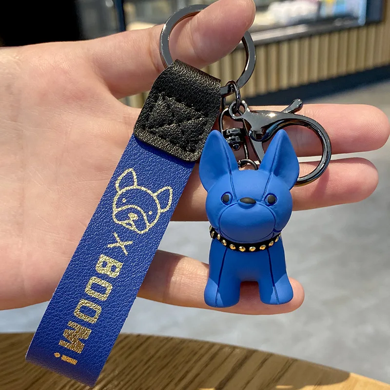 Бой брелок со щенком с бульдогом милый щенок кукла ткани для творческих