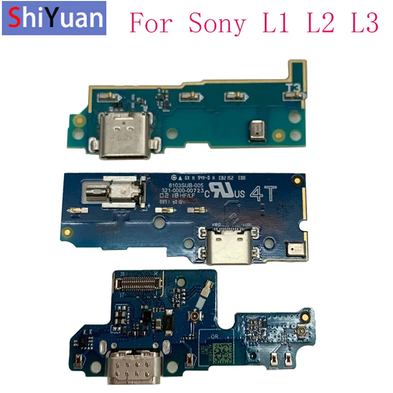 

USB Charger Port Dock Board For Sony Xperia L1 G3312 G3311 L2 H4311 H3311 Xperia L3 I3312 I4312 USB Charging Connector Flex
