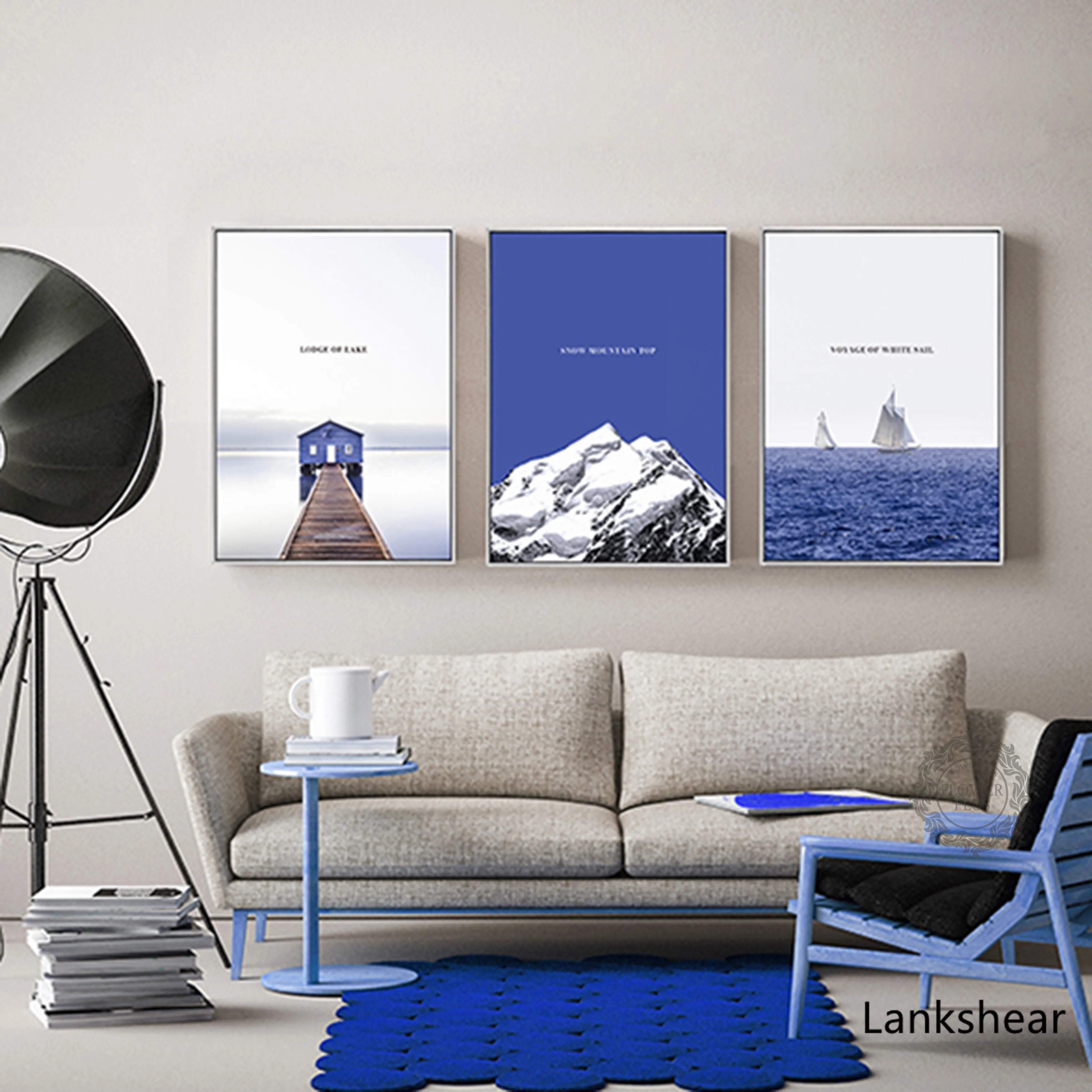 Украшение в виде синей морской воды изображение только красивый пейзаж