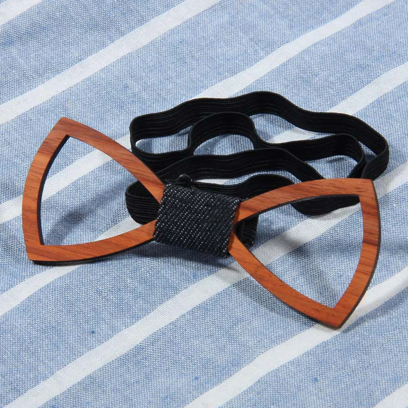 2019 Модные полые деревянные бабочки галстуки для мужчин галстук бабочка усы