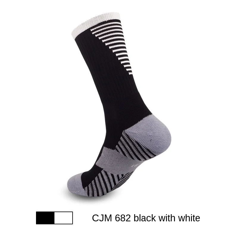 

Mid-tube Football Socks Men Thick Towel Socks Breathable Wear-resistant Sports Socks Soccer Training Socks Size 38-44 SKH056