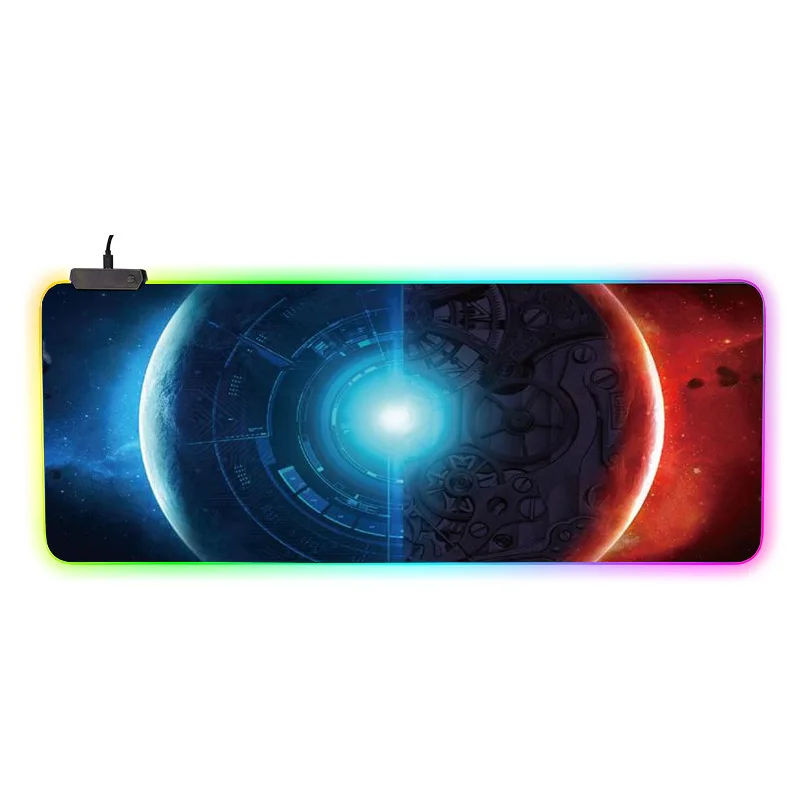 

RGB Backlit Large Mouse Pad Gaming Mouse Pad Computer Mousepad Gamer XXL Mouse Carpet Big Mause Pad PC Desk Play Mat