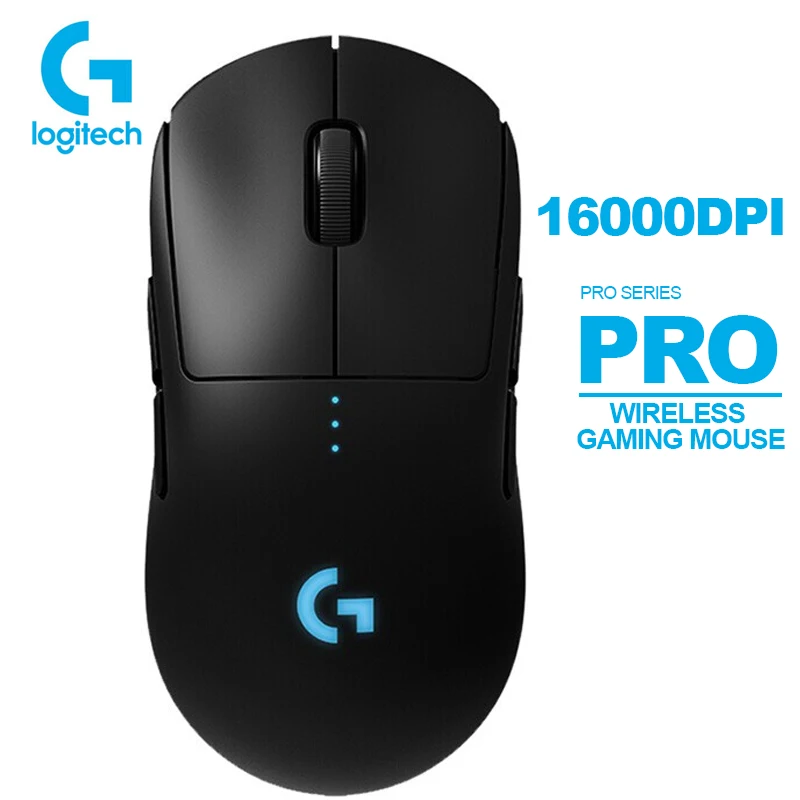 Беспроводная игровая мышь Logitech G PRO RGB с датчиком HERO 16K DPI LIGHTSPEED 32 битный