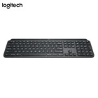 Беспроводная клавиатура Logitech MX Keys, 2,4 ГГц, Bluetooth, двойной режим, подсветка, перезаряжаемая клавиатура Easy-Switch для дома и офиса, 109 клавиш