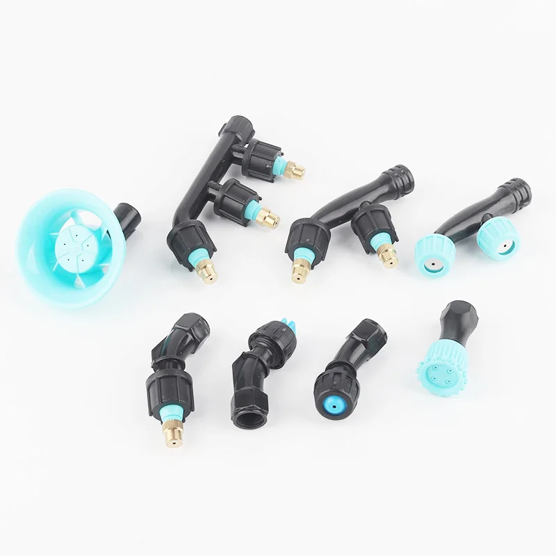 1 шт. синяя утолщенная Распылительная насадка с защитной крышкой Веерообразный