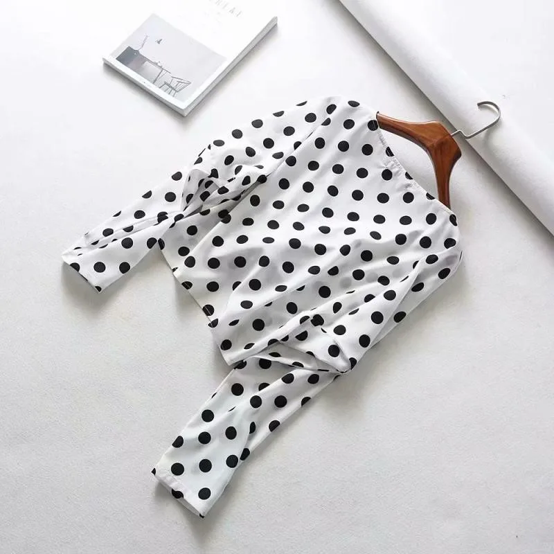 Сексуальный топ с v-образным вырезом женский модный летний укороченный в горошек