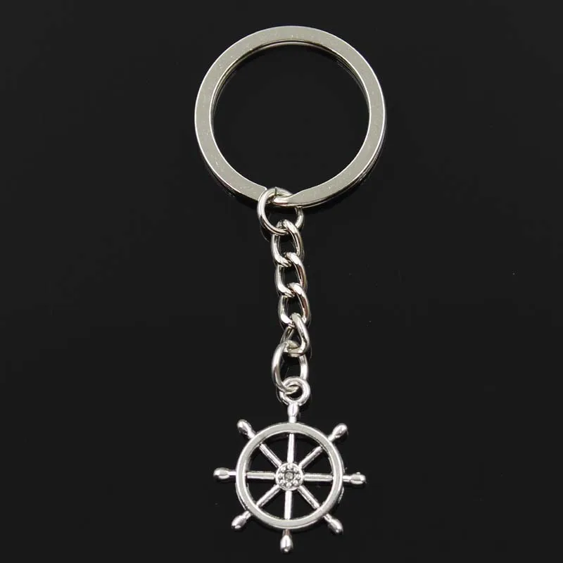 Модный брелок 27x23 мм для руля бронзовая подвеска из серебра DIY мужская бижутерия