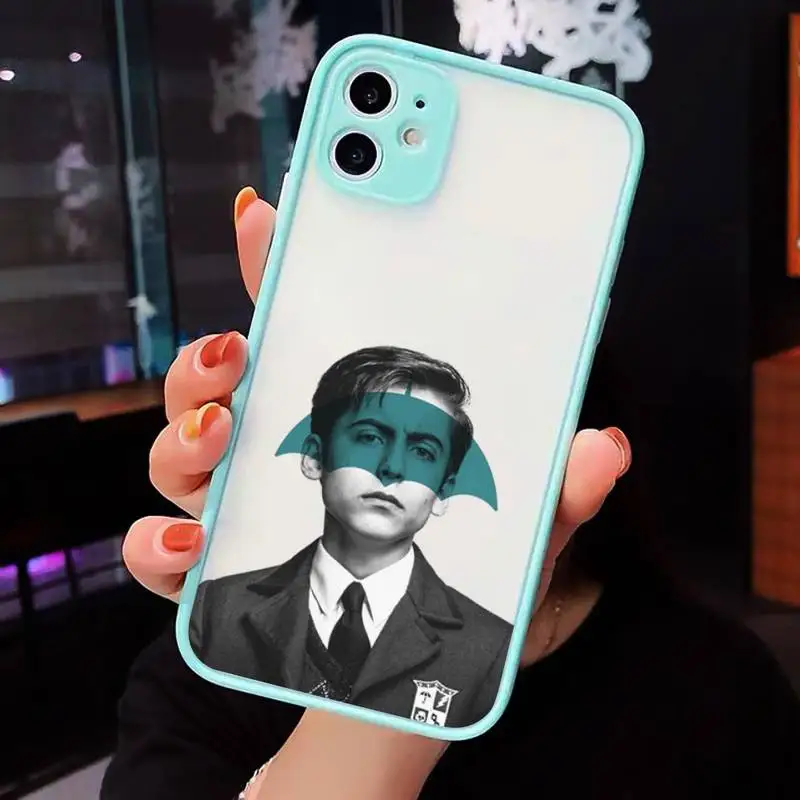 

Umbrella Academy Phone Case matte transparent For blue iPhone 7 8 x xs xr 11 12 pro plus max mini Clear Funda