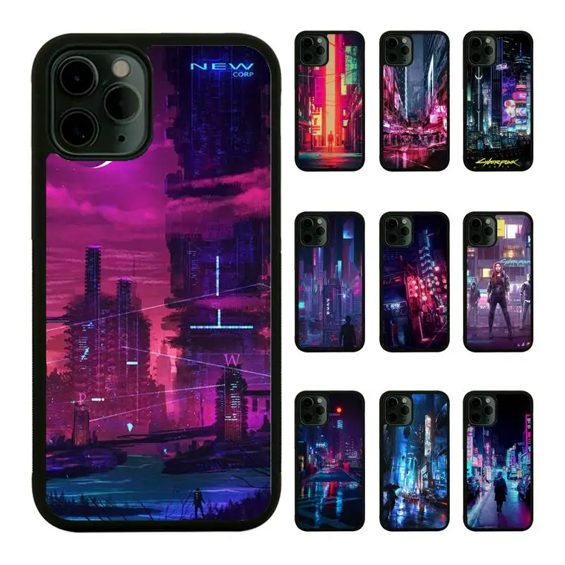 

Cyberpunk Phone Case For iPhone 13 12 11Pro Max 11 XR XS Max X 8 7 6 6S Plus Mini SE 2020 hard Fundas