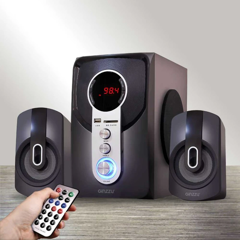 Колонки Bluetooth GINZZU GM-405 2.1 черный (gm-406) |