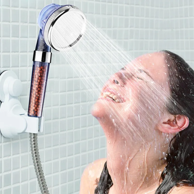 

3 режима ванны Душ Регулируемый струйный душ насадка высокого давления экономия воды Ванная комната Анионный фильтр насадка для душа