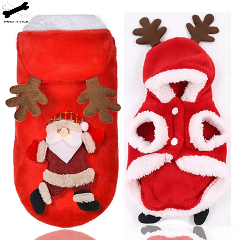 

1 pet dog warm clothes puppy romper coat dog dog costume dog Halloween Christmas clothes