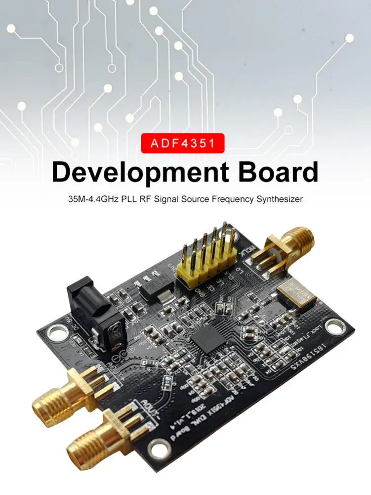 Макетная плата 35M 4 GHz PLL RF сигнал источник частоты синтезатор ADF4351 макетная