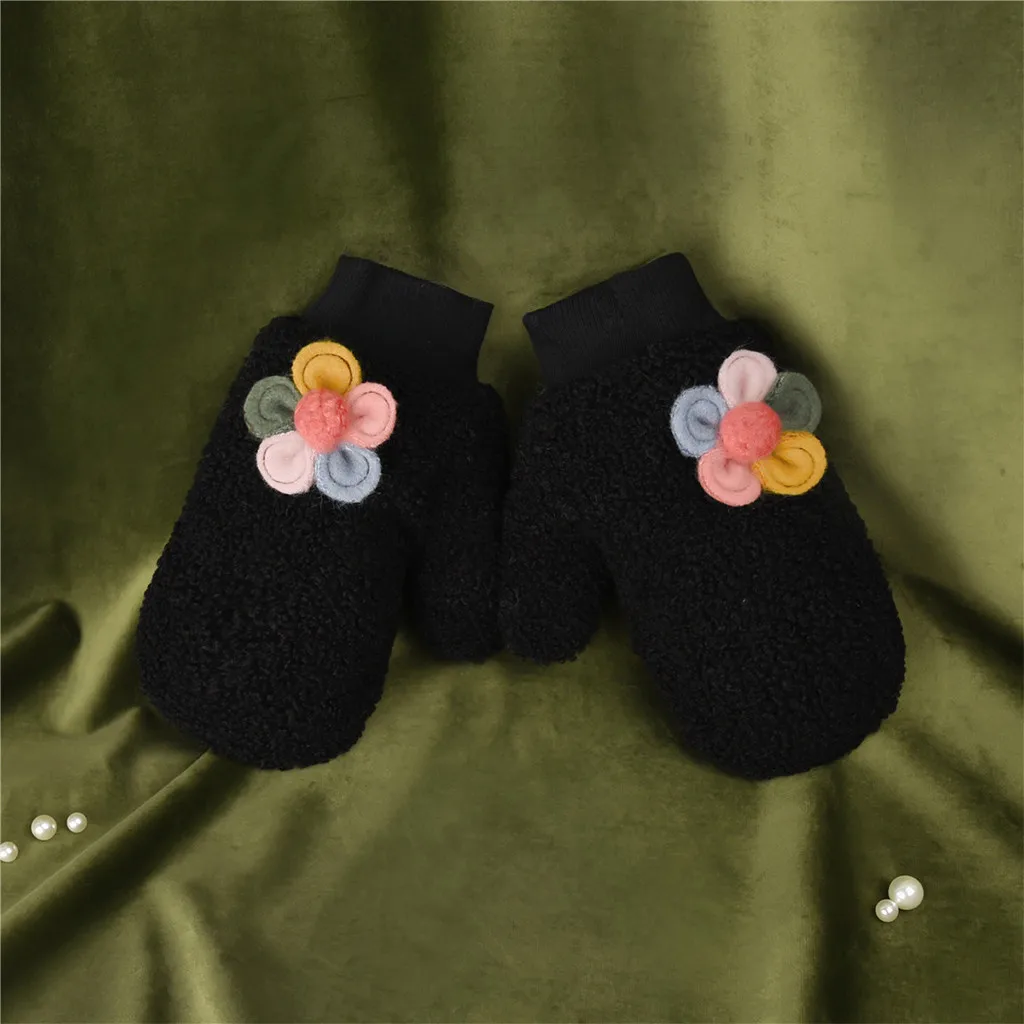 Женские зимние перчатки теплые подкладочные Уютные плюшевые толстые эластичные