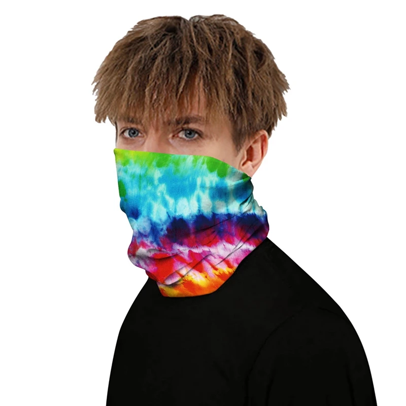 Портативная маска для лица верховой езды шарф защиты от насекомых бесшовная с