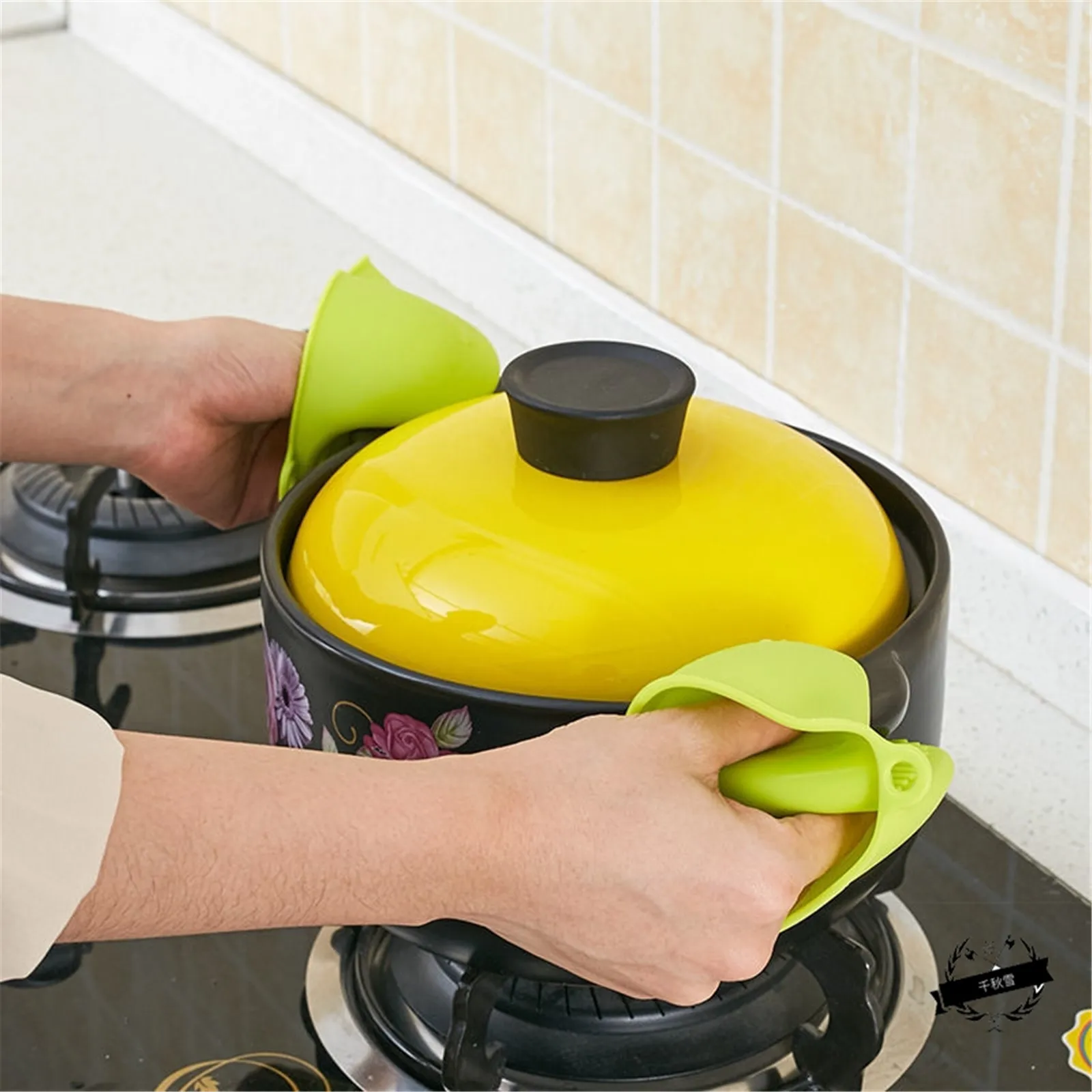 Маленькие кухонные варежки резиновые захват для готовки и выпечки воздушные