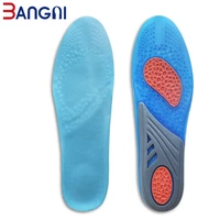 bangni gel work silicone insoles arch support shoe pads soft elastic pu plantar fasciitis walk inserts for feet pain men women