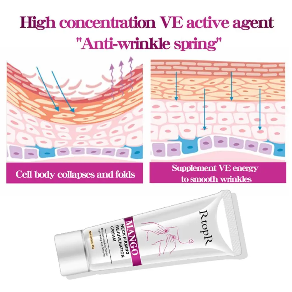 40 г подтяжка кожи шеи крем для омоложения против морщин укрепляющий отбеливания