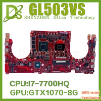 kefu gl503vs laptop motherboard for asus rog gl503vs gl503v gl503 mainboard with i7 7700hq gtx10708g 100 fully tested