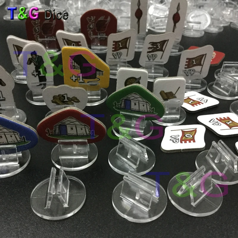 Высококачественная прозрачная пластиковая подставка для 2 мм бумажных карт