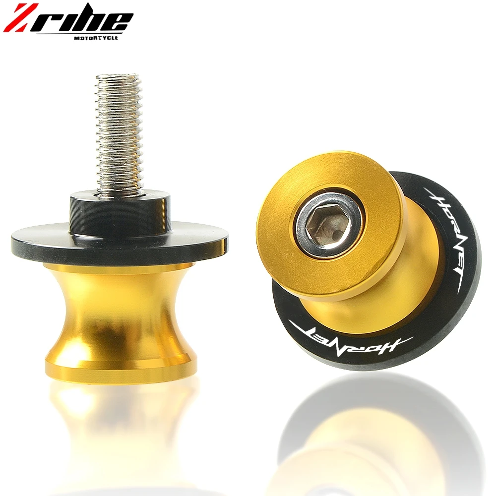 8mm Gold Мотоцикл с ЧПУ алюминиевый маятник Катушки слайдер стенд винты для Honda CB600F CB 600 F Hornet 599 CB 600 CB599 CB600F HORNET - Цвет: 8mm Gold