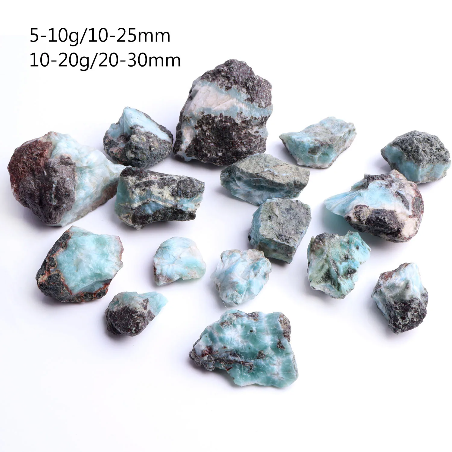 1 шт. 5-20г Натуральный Синий Ларимар Необработанные Кристаллы для Исцеления, Шлифовки Камней для Ювелирного Изделия, Ремесла, Минеральные Образцы, Украшения.