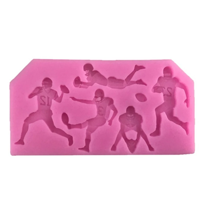 2 шт./лот DIY Форма для спортивного торта силиконовая форма гольфа бейсбольная