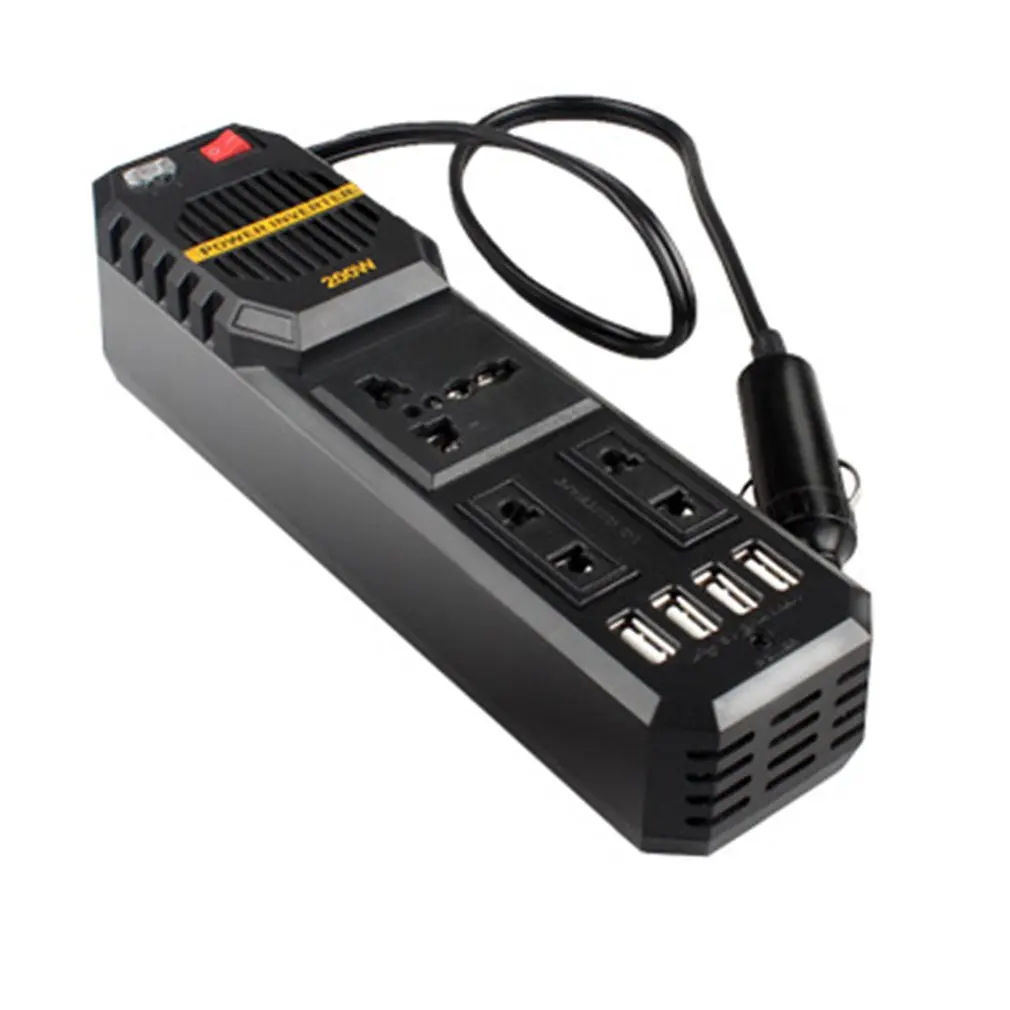

NEW 200W Mini Car Vehicle Inverter DC 12V to AC 220V USB Output High-power Power Inverter Small Car Special Edition