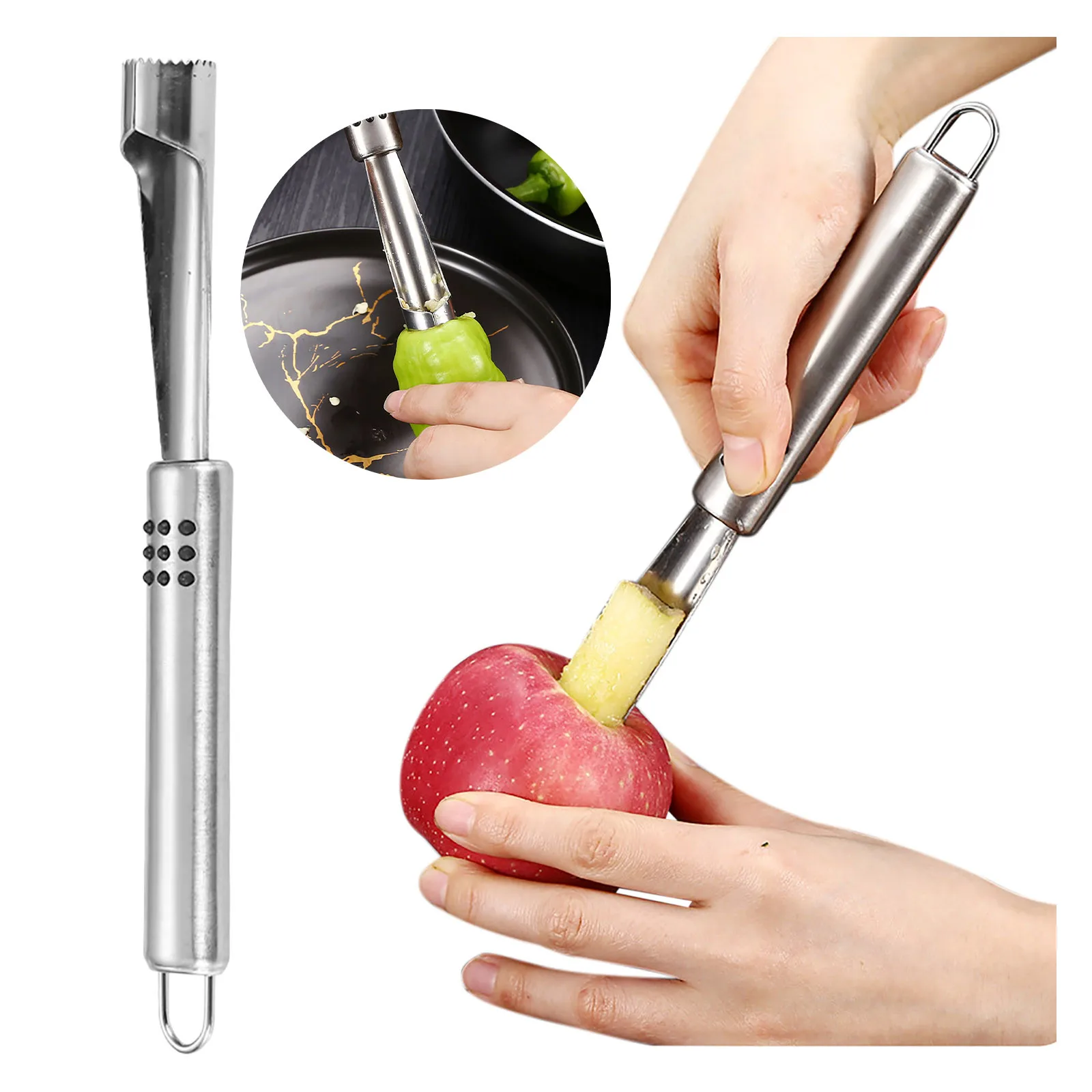 1 шт. инструмент для удаления ягод из нержавеющей стали|Ножи сердцевины| |
