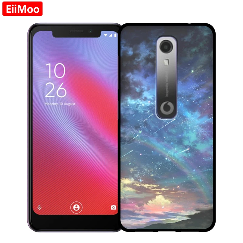 EiiMoo Phone Case For Vodafone Smart N10 Cartoont Soft TPU Silicone Back Cover N 10 Shell 5.7&quot |