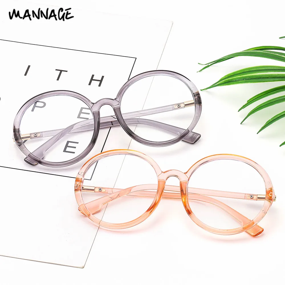 Оправа для оптических очков ретро круглые анти голубые очки декоративные