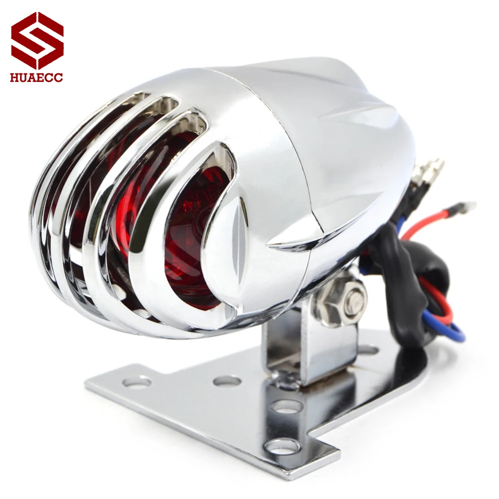 Универсальный винтажный задний светильник стоп сигнал для мотоцикла ретро Harley