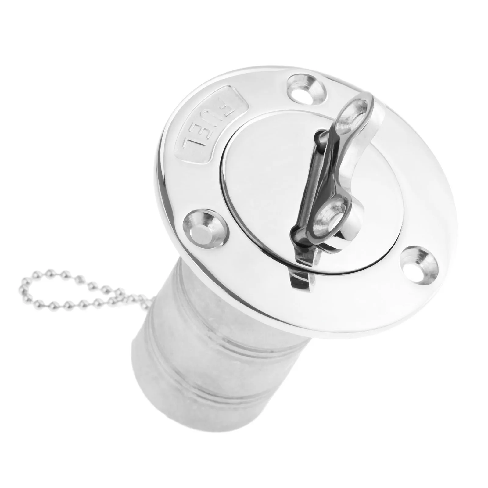 

1Pc Marine Boat Yacht Fuel Deck Filler With Key Stainless Steel Boat Deck Fill Filler Port Gas Fuel Water Tank for Rowing Boats