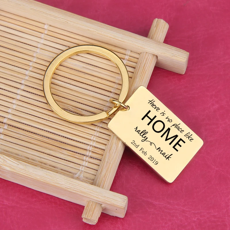 Брелок для ключей предупреждающий о том что нет места как дома настраиваемый