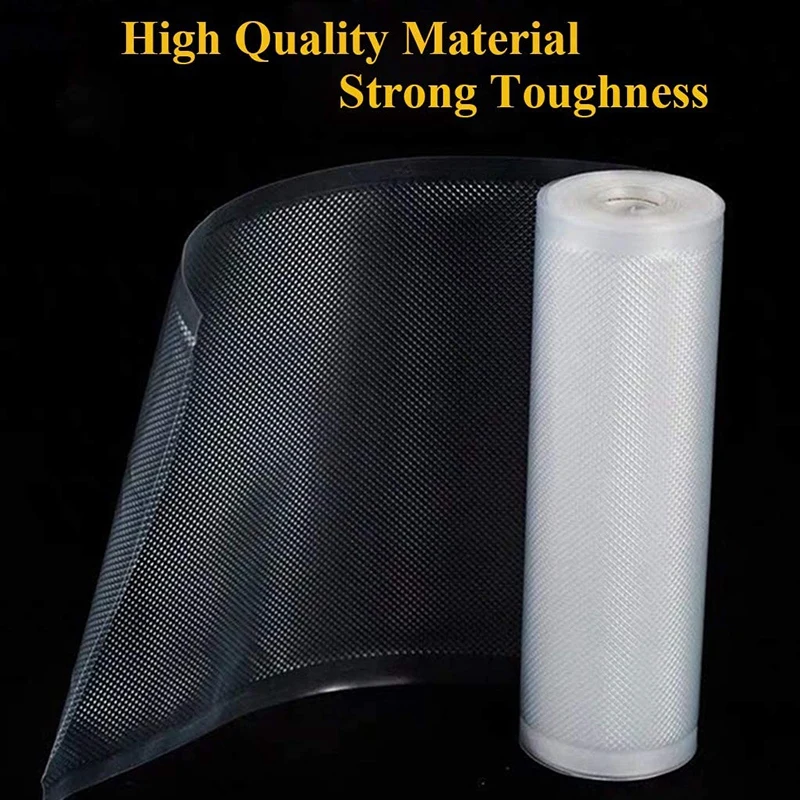 

3 Roll of Food Vacuum Sealing Machine Bag Thick Texture Vacuum Bags for Food Preservation with Vacuum Sealing Machine