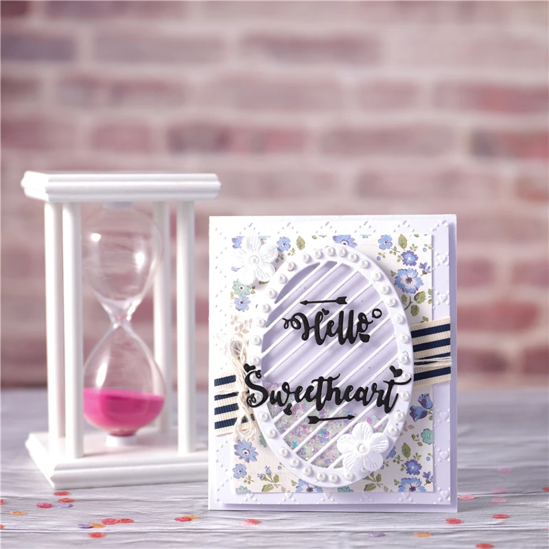 Штампы DiyArts с буквами Hello штампы металлические для рукоделия скрапбукинга