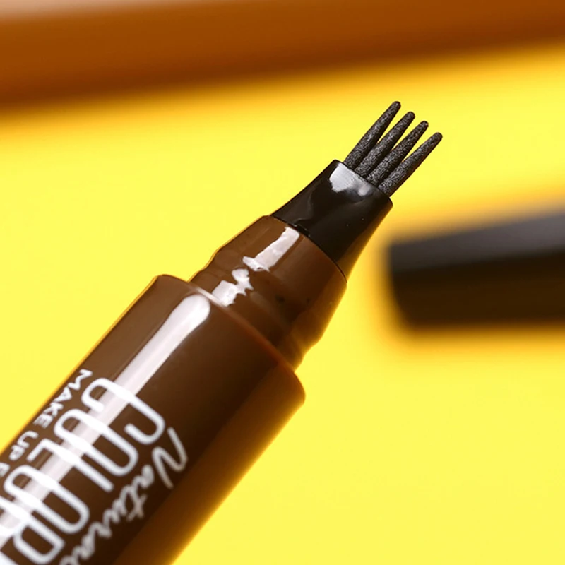 1 шт. Водостойкий карандаш для бровей с вилочным наконечником стойкий тонкий