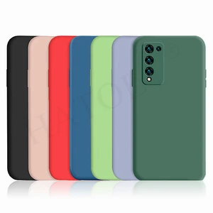 for huawei honor 10x lite case cover mate 40 20 30 20e 30i p30 p40 pro plus soft liquid silicone shockproof bumper phone case free global shipping