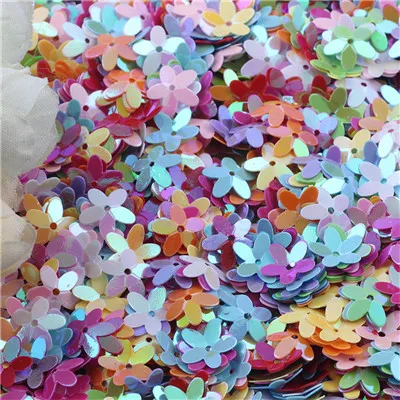 10mm cup flower Смешанные цвета блесток свободные блестки оболочки цветок Единорог блестки шитье для украшения свадьбы создание скрапбука своими руками одежда Декор - Цвет: 10mm cup flower